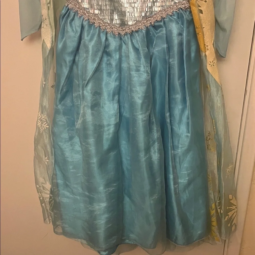 Disney Frozen Blue and Silver Costume Dress Childs size 7/8